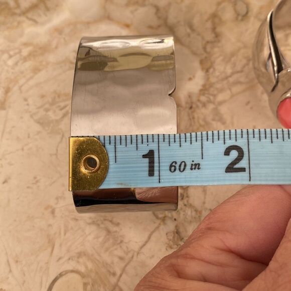 Stainless Steel Cuff Bracelets set of 2 - Picture 9 of 12